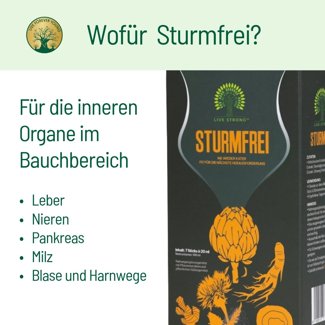 Sturmfrei fuer die inneren Organe imBauchbereich
