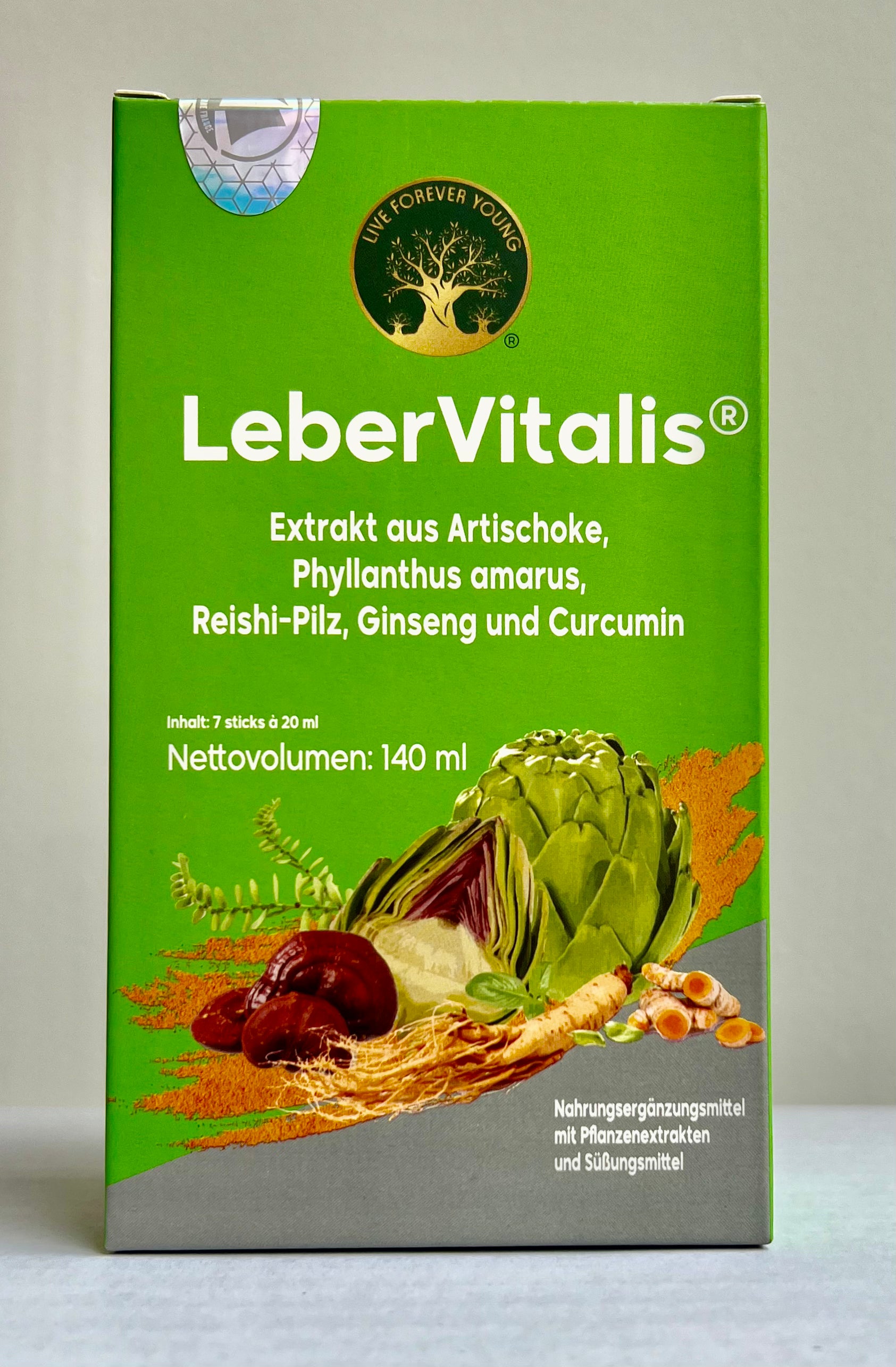LeberVitalis Wochen-Kur (pro Packung 7 Sticks à 20ml)