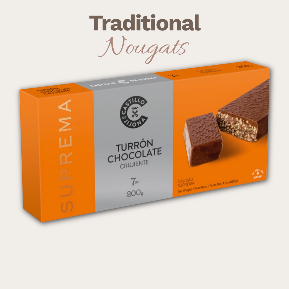 Knuspriger Schokolade Nougat