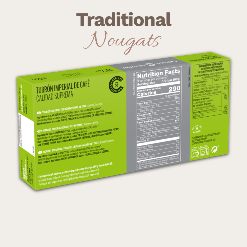 Mandel nougat Imperial mit Kaffee-Inhalt