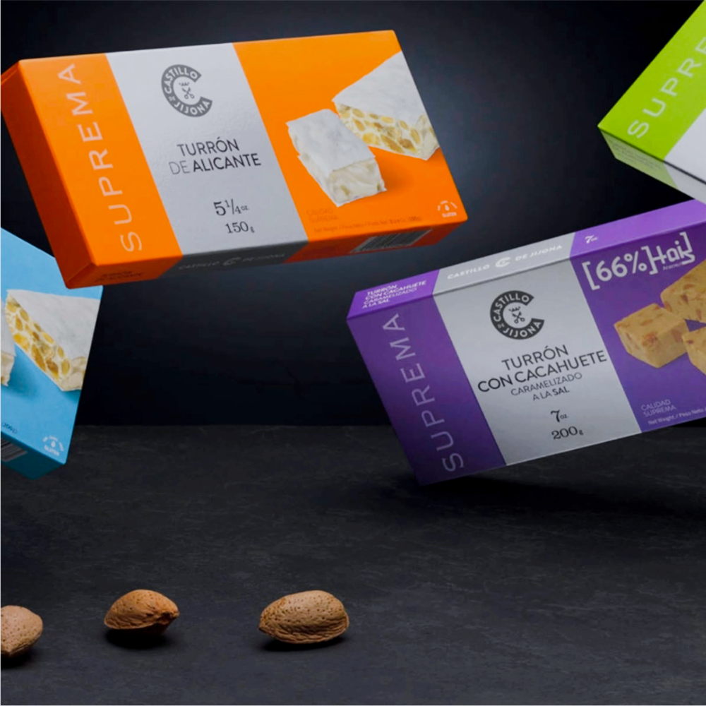 Castillo de Jijona Peanut Nougat with Caramelized Peanuts and Sea Salt 200 g