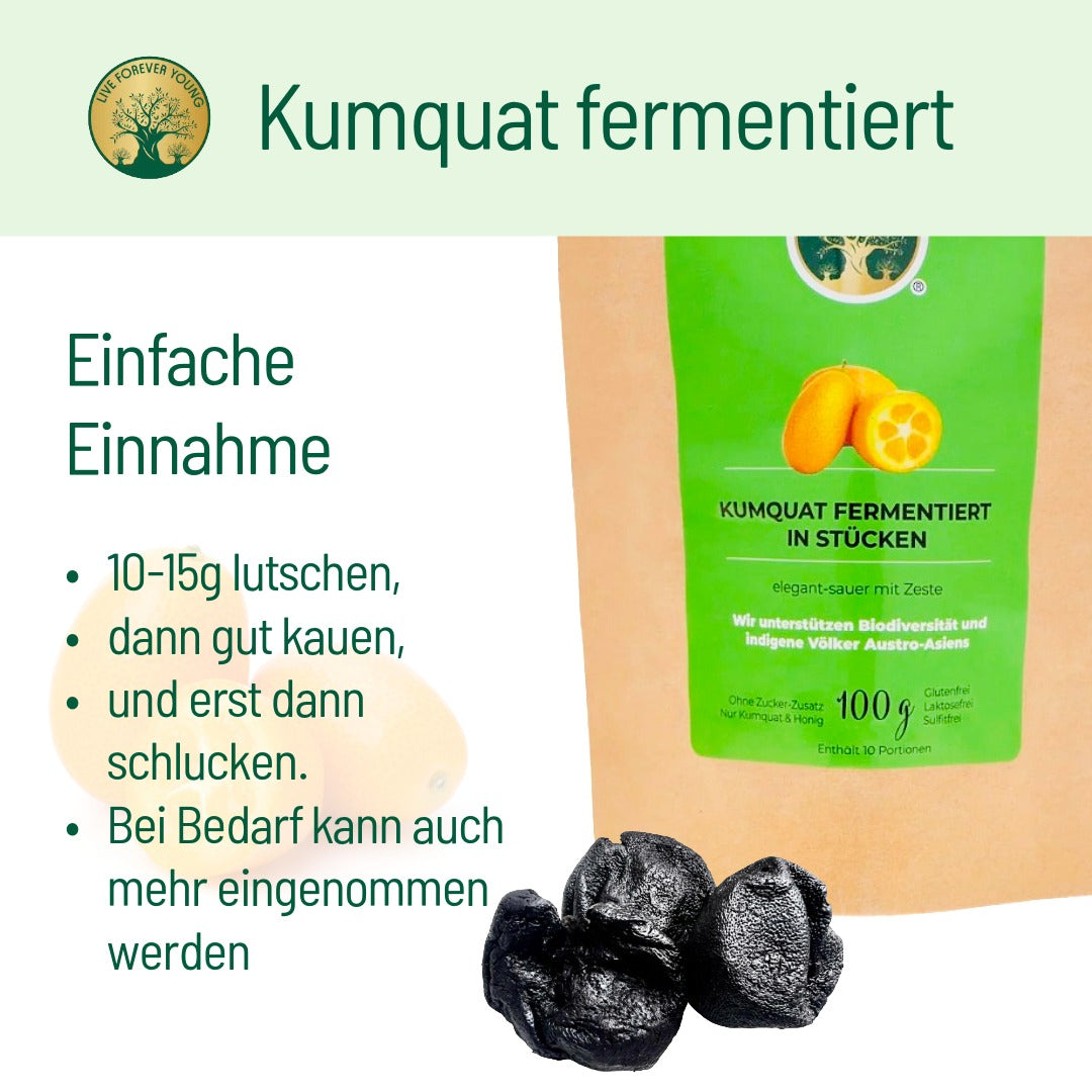 fermentierte Kumquat Anwendung