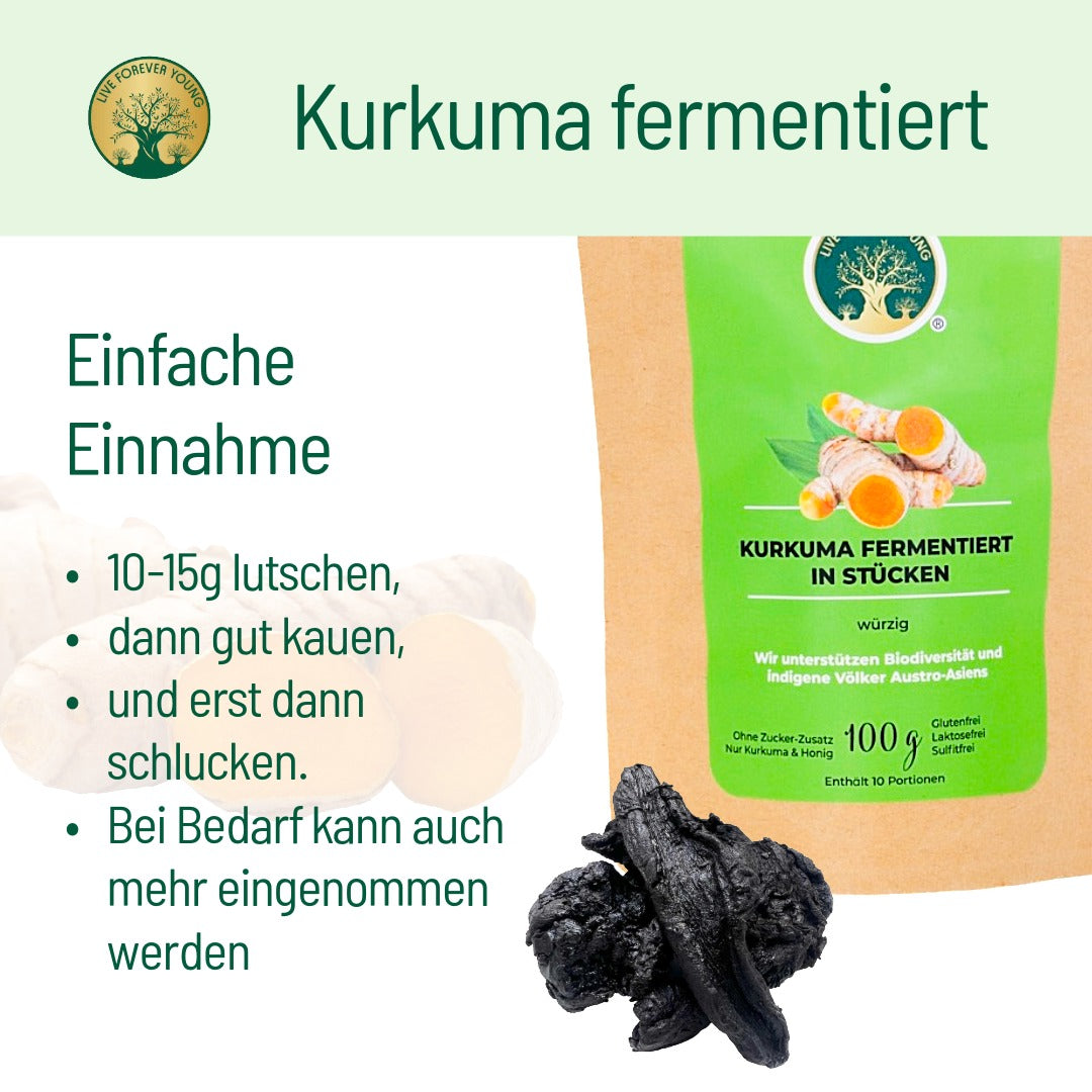 fermentierte Kurkuma Anwendung