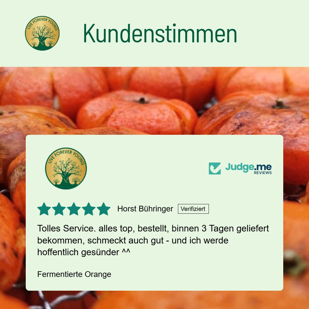 fermentierte Orange Kundenstimmen
